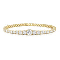 THE GRADUATED TENNIS BRACELET - GOLD